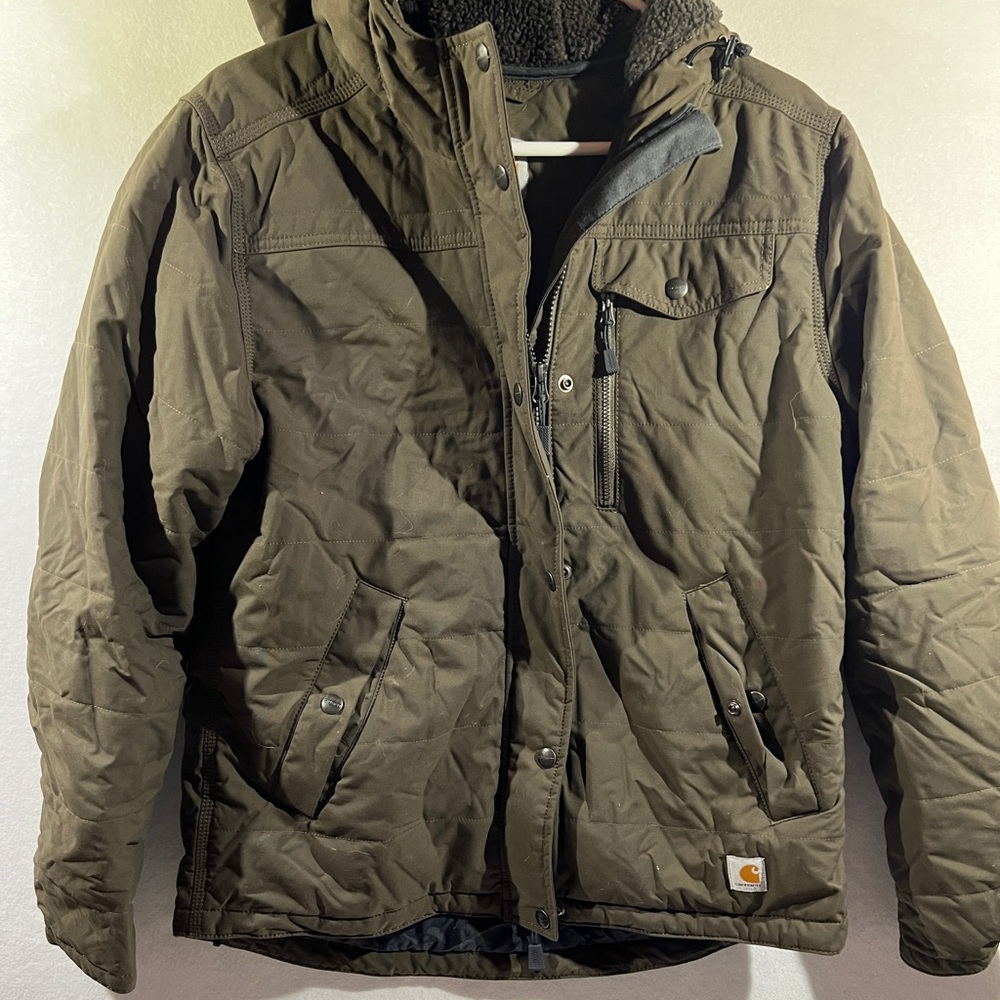 Women’s Carhartt Utility Jacket Green Size M